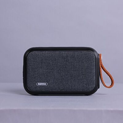 REMAX Fabric Bärbart Bluetooth-fodral, Svart REMAX Fabric Bärbart Bluetooth-fodral, Svart