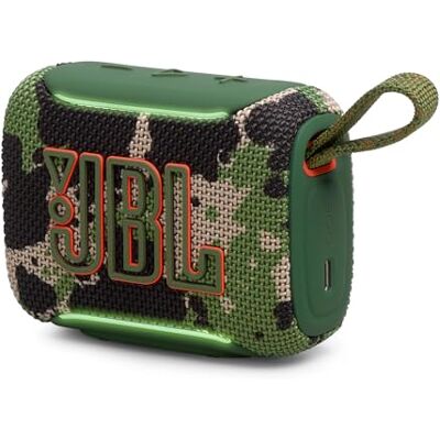 JBL GO 5 ultraportabel Bluetooth-högtalare med stort Pro-ljud och Punchy Bass, AirTouch-parning, vattentät design och 10-timmars speltid, trupp JBL GO 5 ultraportabel Bluetooth-högtalare med stort Pro-ljud och Punchy Bass, AirTouch-parning, vattentät design och 10-timmars speltid, trupp