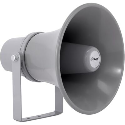 Pyle PA Högtalare för Inomhus/Utomhusbruk Kompakt Högtalare med Stark Ljud på 9.7 Tum och 20 Watt med Frekvens på 400Hz-5KHz, 8 Ohm, 70V Transformator, Monteringsstöd, För 70V Ljudsystem (Grå) Pyle PA Högtalare för Inomhus/Utomhusbruk Kompakt Högtalare med Stark Ljud på 9.7 Tum och 20 Watt med Frekvens på 400Hz-5KHz, 8 Ohm, 70V Transformator, Monteringsstöd, För 70V Ljudsystem (Grå)