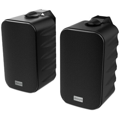 Audibax Delta 42 BT svart par Bluetooth-högtalare aktiva högtalare med hög prestanda för väggen Bluetooth-kompatibel högt frekvensomfång (90Hz-20 kHz) surroundljud Audibax Delta 42 BT svart par Bluetooth-högtalare aktiva högtalare med hög prestanda för väggen Bluetooth-kompatibel högt frekvensomfång (90Hz-20 kHz) surroundljud