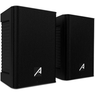 Audibax Freeport 210 set med 2 aktiva och passiva 10-tums högtalare 250 W effekt USB/SD/FM-anslutning medföljande strömkabel för högtalare och fjärrkontroll Bluetooth-förstärkt högtalare Audibax Freeport 210 set med 2 aktiva och passiva 10-tums högtalare 250 W effekt USB/SD/FM-anslutning medföljande strömkabel för högtalare och fjärrkontroll Bluetooth-förstärkt högtalare