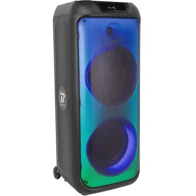 BoomToneDJ BOOMaster 900 – 900 W bärbar aktiv högtalare med ljuseffekter, Bluetooth 5.0, TWS, USB/SD, uppladdningsbart batteri, hjul och handtag. BoomToneDJ BOOMaster 900 – 900 W bärbar aktiv högtalare med ljuseffekter, Bluetooth 5.0, TWS, USB/SD, uppladdningsbart batteri, hjul och handtag.