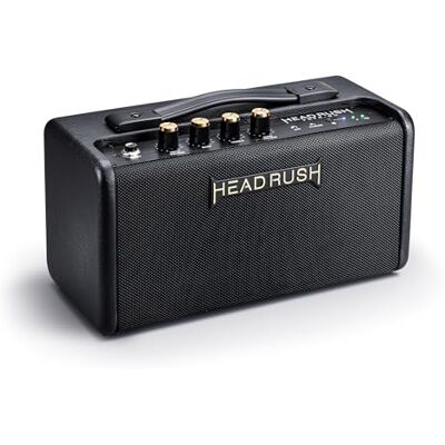 HeadRush FRFR-GO 30W el- och basgitarrförstärkare med dubbla 3" högtalare, Bluetooth och uppladdningsbart batteri för Multi-FX/Amp Modeling-pedaler HeadRush FRFR-GO 30W el- och basgitarrförstärkare med dubbla 3" högtalare, Bluetooth och uppladdningsbart batteri för Multi-FX/Amp Modeling-pedaler