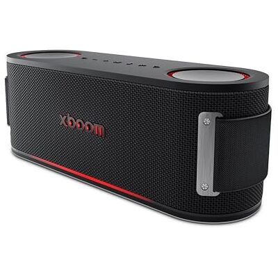 LG xboom Studs av will.i.am, xboom Signatureljud, Bluetooth-högtalare, IP67 damm- och vattentålig, 30 timmars uppspelning, MIL-STD 810H hållbarhet, justerbar bärrem LG xboom Studs av will.i.am, xboom Signatureljud, Bluetooth-högtalare, IP67 damm- och vattentålig, 30 timmars uppspelning, MIL-STD 810H hållbarhet, justerbar bärrem