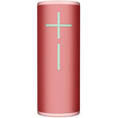 Ultimate Ears MEGABOOM 4 bärbar vattentät Bluetooth-högtalare med kraftfullt 360-graders ljud och fallande bas, flytande högtalare med 20-timmars batteri och 45 m (147 fot) räckvidd – rosa Ultimate Ears MEGABOOM 4 bärbar vattentät Bluetooth-högtalare med kraftfullt 360-graders ljud och fallande bas, flytande högtalare med 20-timmars batteri och 45 m (147 fot) räckvidd – rosa