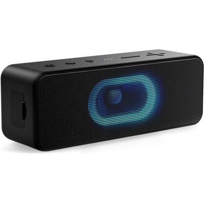 Ortizan Bärbar trådlös högtalare, trådlös högtalare bluetooth 5.3 med 15 W utgång, 24-timmars speltid, AUX-ingång, 3D-stereo hiFi-bas, IPX6 vattentät, trådlös stereoparning för hem, utomhus, strand Ortizan Bärbar trådlös högtalare, trådlös högtalare bluetooth 5.3 med 15 W utgång, 24-timmars speltid, AUX-ingång, 3D-stereo hiFi-bas, IPX6 vattentät, trådlös stereoparning för hem, utomhus, strand