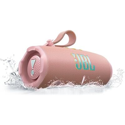 JBL Charge 6 bärbar Bluetooth-högtalare, 16 timmars speltid, IP68 vatten- och dammtät, fallsäker design, Pro-ljud med AI Sound Boost, Auracast-anslutning för flera högtalare, rosa JBL Charge 6 bärbar Bluetooth-högtalare, 16 timmars speltid, IP68 vatten- och dammtät, fallsäker design, Pro-ljud med AI Sound Boost, Auracast-anslutning för flera högtalare, rosa