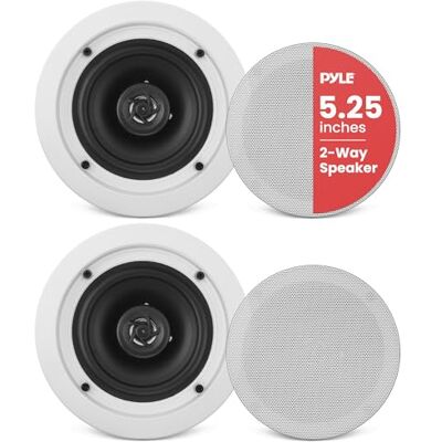 Pyle -HOME PDIC51RD CEILING SPEAKERS Pyle -HOME PDIC51RD CEILING SPEAKERS