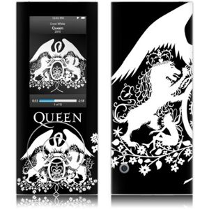 MusicSkins drottning – vapen vit för Apple iPod Nano (femte generationen) MusicSkins drottning – vapen vit för Apple iPod Nano (femte generationen)