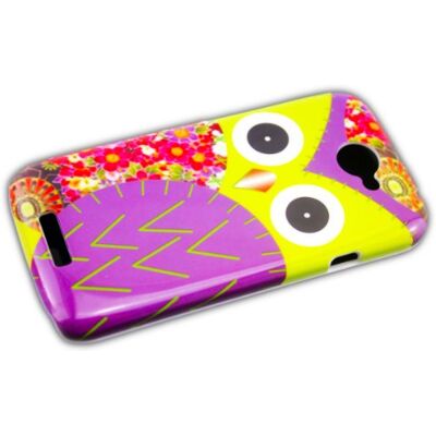 thematys HTC One S LILA EULE Owl premium skydd skal hårt fodral fodral skal etui ® thematys HTC One S LILA EULE Owl premium skydd skal hårt fodral fodral skal etui ®