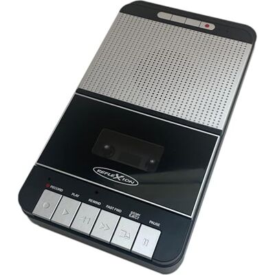 REFLEXION CCR8018 retro kassettbandspelare med USB-MP3-inspelning Bärbar med mikrofon, högtalare, AUX-IN, hörlursutgång nät- och batteridrift One-touch-inspelning och autostopp REFLEXION CCR8018 retro kassettbandspelare med USB-MP3-inspelning Bärbar med mikrofon, högtalare, AUX-IN, hörlursutgång nät- och batteridrift One-touch-inspelning och autostopp