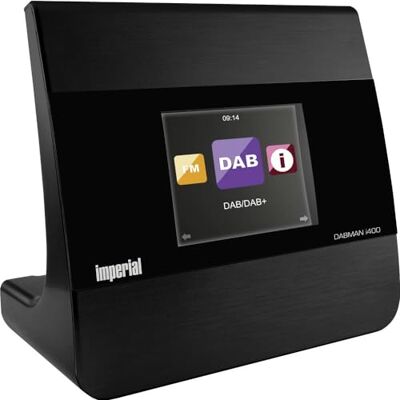Imperial DABMAN i400 internetradio/DAB+ adapter – perfekt för Hi-Fi-system (stereoljud, internet/DAB/FM, Bluetooth, multiroom, equalizer, UPnP, WLAN, LAN, line-out) svart Imperial DABMAN i400 internetradio/DAB+ adapter – perfekt för Hi-Fi-system (stereoljud, internet/DAB/FM, Bluetooth, multiroom, equalizer, UPnP, WLAN, LAN, line-out) svart
