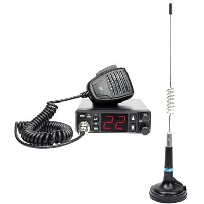 PNI Escort HP 5500 CB-radiosändare CB-antenn ML29, med magnetisk bas PNI Escort HP 5500 CB-radiosändare CB-antenn ML29, med magnetisk bas