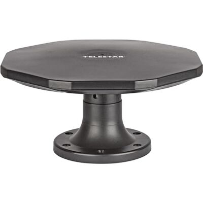 TELESTAR Antenna 15 LTE – aktiv DVB-T2 utomhusantenn (utomhus och camping, DVB-T2/FM/DAB+, 20 dB förstärkning) – svart TELESTAR Antenna 15 LTE – aktiv DVB-T2 utomhusantenn (utomhus och camping, DVB-T2/FM/DAB+, 20 dB förstärkning) – svart