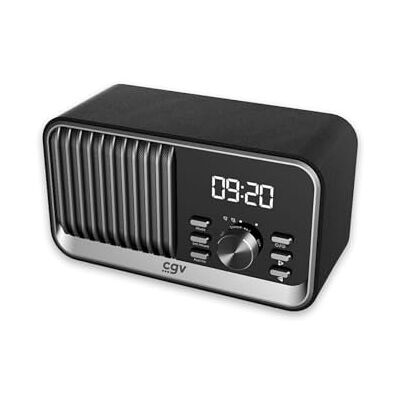 CGV Bebop FM Black FM bärbar radio/Bluetooth 5.3/USB/Micro-SD/AUX CGV Bebop FM Black FM bärbar radio/Bluetooth 5.3/USB/Micro-SD/AUX