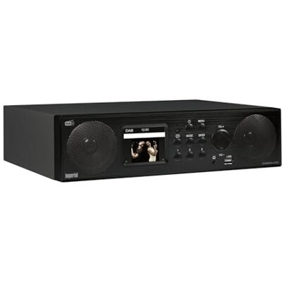 Imperial DABMAN i450 Internetradio/digital radio/DAB+ (Bluetooth, Internet/DAB/FM, Wi-Fi, LAN, USB, Aux In, stående radio, köksradio) svart Imperial DABMAN i450 Internetradio/digital radio/DAB+ (Bluetooth, Internet/DAB/FM, Wi-Fi, LAN, USB, Aux In, stående radio, köksradio) svart