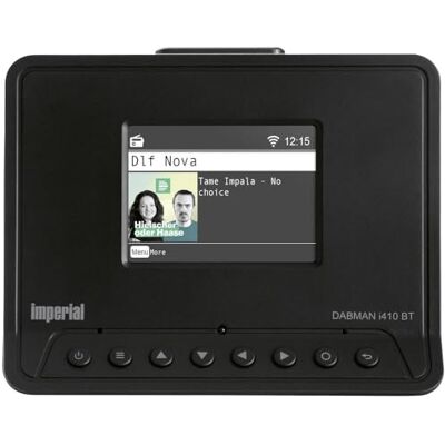 Imperial DABMAN i410 BT internetradio, DAB+-adapter, idealisk för Hi-Fi-installationer (stereoljud, internet/DAB-+/ FM, Bluetooth-sändning och mottagning, hotellläge, streaming, UPnP, Wi-Fi, Imperial DABMAN i410 BT internetradio, DAB+-adapter, idealisk för Hi-Fi-installationer (stereoljud, internet/DAB-+/ FM, Bluetooth-sändning och mottagning, hotellläge, streaming, UPnP, Wi-Fi,