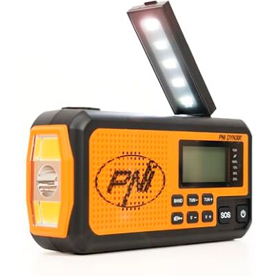 PNI DYN300 bärbar radio, med dynamo, solladdning, ficklampa, powerbank 4000 mAh, SOS, IPX3, orange PNI DYN300 bärbar radio, med dynamo, solladdning, ficklampa, powerbank 4000 mAh, SOS, IPX3, orange