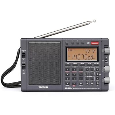 PC Tecsun PL-990X SSB multiband digital radiomottagare med Bluetooth och MP3-spelare, hög DX-känslighet PC Tecsun PL-990X SSB multiband digital radiomottagare med Bluetooth och MP3-spelare, hög DX-känslighet