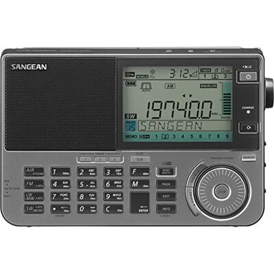 Sangean Global ATS-909 X2-mottagare grå Sangean Global ATS-909 X2-mottagare grå