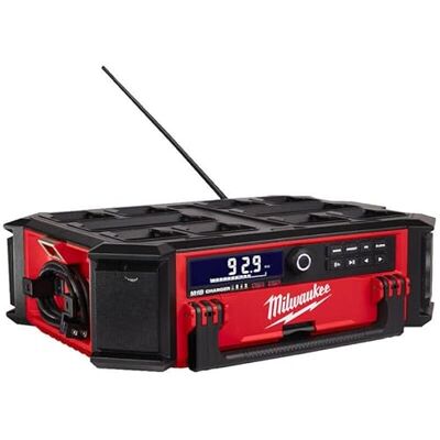 Milwaukee M18PRCDAB+ Bluetooth byggradio - Bärbart högtalarsystem - 360° ljud Milwaukee M18PRCDAB+ Bluetooth byggradio - Bärbart högtalarsystem - 360° ljud