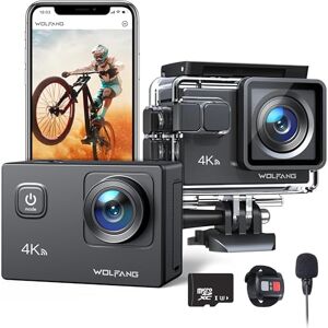 WOLFANG GA300 Actionkamera - 4K 60FPS, Vattentät 40M, 8x zoom WOLFANG GA300 Actionkamera - 4K 60FPS, Vattentät 40M, 8x zoom