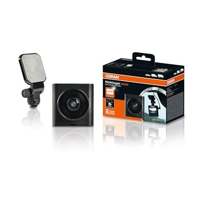 OSRAM ROADsight 2500 Dash Camera, 1080p HD, 2 tums skärm, 140° vidvinkel, G-sensor, 30fps, parkeringsläge, HDR-funktion, micro SD-kortplats OSRAM ROADsight 2500 Dash Camera, 1080p HD, 2 tums skärm, 140° vidvinkel, G-sensor, 30fps, parkeringsläge, HDR-funktion, micro SD-kortplats