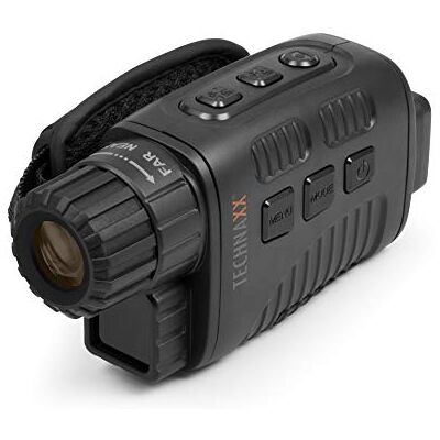Technaxx Night Vision Camcorder TX-141 – Foto- och videoläge, 4x digital zoom, synlighet i totalt mörker upp till 300 m, IR LED, HD-upplösning, MicroSD – Lämplig för jakt, militär, observation Technaxx Night Vision Camcorder TX-141 – Foto- och videoläge, 4x digital zoom, synlighet i totalt mörker upp till 300 m, IR LED, HD-upplösning, MicroSD – Lämplig för jakt, militär, observation