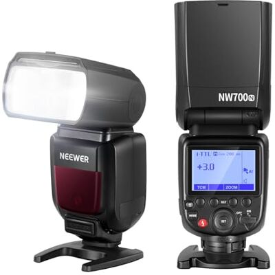 NEEWER NW700-N TTL Flash Speedlite kompatibel med Nikon DSLR-kameror, 1/8000s höghastighetssynkronisering, 1/1-1/256 utgång, TCM-funktion, 230 full strömblinkning, 0,1-2,7 s snabb återvinning NEEWER NW700-N TTL Flash Speedlite kompatibel med Nikon DSLR-kameror, 1/8000s höghastighetssynkronisering, 1/1-1/256 utgång, TCM-funktion, 230 full strömblinkning, 0,1-2,7 s snabb återvinning