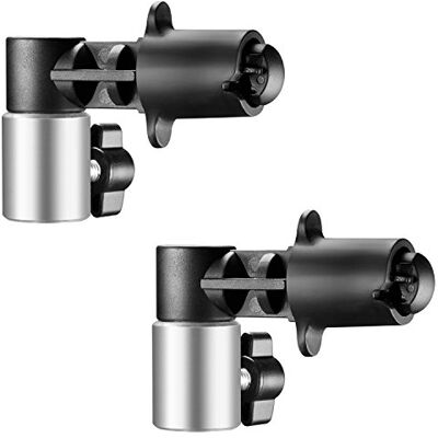 NEEWER 2-pack reflektorhållare bakgrundsklämma, robust aluminiumlegering fotografi reflektor skiva som håller positioneringsklämma monteringsadapter för ljusstativ med 5/8 tums knapp, RF-NA-2 NEEWER 2-pack reflektorhållare bakgrundsklämma, robust aluminiumlegering fotografi reflektor skiva som håller positioneringsklämma monteringsadapter för ljusstativ med 5/8 tums knapp, RF-NA-2