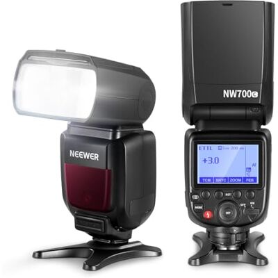 NEEWER NW700-C TTL Flash Speedlite kompatibel med Canon DSLR-kameror, 1/8000s höghastighetssynkronisering, 1/1-1/256 utgång, TCM-funktion, 230 full strömblinkning, 0,1-2,7 s snabb återvinning NEEWER NW700-C TTL Flash Speedlite kompatibel med Canon DSLR-kameror, 1/8000s höghastighetssynkronisering, 1/1-1/256 utgång, TCM-funktion, 230 full strömblinkning, 0,1-2,7 s snabb återvinning