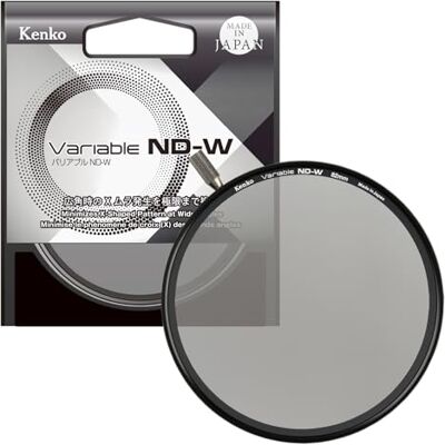 Kenko ND filtervariabel ND-W φ82 mm, ND2.5-ND128, för vidvinkellinser, inget X-format mönster, hög färgåtergivning, med justeringsknopp, tillverkad i Japan, 377161 Kenko ND filtervariabel ND-W φ82 mm, ND2.5-ND128, för vidvinkellinser, inget X-format mönster, hög färgåtergivning, med justeringsknopp, tillverkad i Japan, 377161
