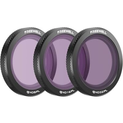 FREEWELL Magnetiska filter för DJI Neo Bright Day 3-pack ND8/PL, ND16/PL, ND32/PL Hybrid för DJI Neo – bländningsreduktion och ljuskontroll FREEWELL Magnetiska filter för DJI Neo Bright Day 3-pack ND8/PL, ND16/PL, ND32/PL Hybrid för DJI Neo – bländningsreduktion och ljuskontroll