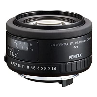 Pentax smc -FA 50mmF1.4 Klassiskt standardobjektiv med enkelfokus för användning med K-mount digitala SLR-kameror Pentax smc -FA 50mmF1.4 Klassiskt standardobjektiv med enkelfokus för användning med K-mount digitala SLR-kameror