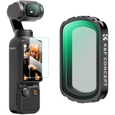 K&F CONCEPT Black-Mist 1/4 filtersats kompatibel med DJI Osmo ficka 4/3 K&F CONCEPT Black-Mist 1/4 filtersats kompatibel med DJI Osmo ficka 4/3