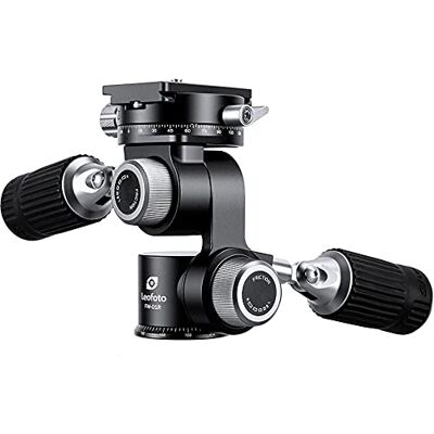 LEOFOTO – 4-axligt stativhuvud – perfekt för makro, stilleben och konstfotografering – två svängbara och två panoramatallrikar – FW-01R LEOFOTO – 4-axligt stativhuvud – perfekt för makro, stilleben och konstfotografering – två svängbara och två panoramatallrikar – FW-01R