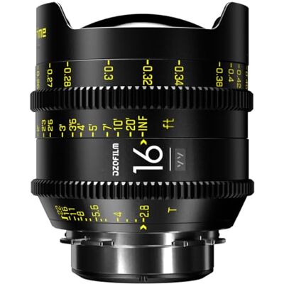DZOFILM Cine Lens Vespid Prime 16 T2.8 for PL/EF Mount (VV/FF) DZOFILM Cine Lens Vespid Prime 16 T2.8 for PL/EF Mount (VV/FF)