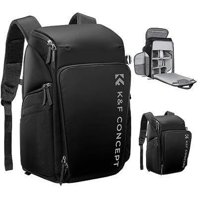 K&F CONCEPT K&F koncept kameraryggsäck 25 l kameraväskor för fotografer kamerafodral med stor kapacitet med regnskydd 15,6 tums laptopfack kompatibelt med Canon/Nikon/Sony/DJI Mavic drönarryggsäck K&F CONCEPT K&F koncept kameraryggsäck 25 l kameraväskor för fotografer kamerafodral med stor kapacitet med regnskydd 15,6 tums laptopfack kompatibelt med Canon/Nikon/Sony/DJI Mavic drönarryggsäck
