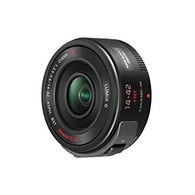 Panasonic H-PS14042E LUMIX G X Vario Powerzoom 14–42 mm F3.5-5.6 ASPH. Objektiv (28–44 mm KB, Power O.I.S. Bildstabilisator, motorzoom) svart Panasonic H-PS14042E LUMIX G X Vario Powerzoom 14–42 mm F3.5-5.6 ASPH. Objektiv (28–44 mm KB, Power O.I.S. Bildstabilisator, motorzoom) svart