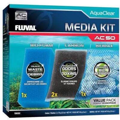 Fluval AquaClear AC50 AquaClear AC50 filterladdningssats för akvarieryggsäck Fluval AquaClear AC50 AquaClear AC50 filterladdningssats för akvarieryggsäck