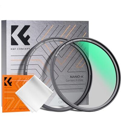 K&F CONCEPT K-serien 52 mm smalt cirkulärt polfilter polariseringsfilter CPL magnetiskt filter cirkulärt polfilter optiskt glas och aluminium för fotokameralinser K&F CONCEPT K-serien 52 mm smalt cirkulärt polfilter polariseringsfilter CPL magnetiskt filter cirkulärt polfilter optiskt glas och aluminium för fotokameralinser
