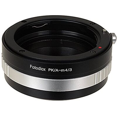 Fotodiox Pentax AF-objektiv till Micro Four Thirds-adapter - Helt i metall, Bländarhjul, Oändlig fokus Fotodiox Pentax AF-objektiv till Micro Four Thirds-adapter - Helt i metall, Bländarhjul, Oändlig fokus