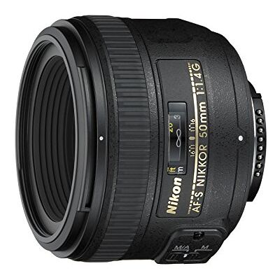 Nikon AF-S NIKKOR 50 mm f/1.4G lins, svart [Nital Card: - Nikon AF-S NIKKOR 50 mm f/1.4G lins, svart [Nital Card: -