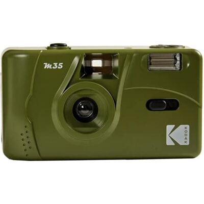 Kodak M35 återanvändbar filmkamera, 35 mm, olivgrön Kodak M35 återanvändbar filmkamera, 35 mm, olivgrön