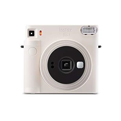 instax SQUARE SQ1 Direktbildskamera, Chalk White One-Touch Selfie-läge, automatisk exponering, bildstorlek 62 x 62 mm instax SQUARE SQ1 Direktbildskamera, Chalk White One-Touch Selfie-läge, automatisk exponering, bildstorlek 62 x 62 mm