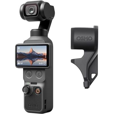 DJI Osmo Pocket 4 standardpaket, vloggkamera i fickstorlek med gimbal 1-tums CMOS och 4K/240 fps, 3-axlig stabilisering, 2× förlustfri zoom, 107 GB inbyggt lagringsutrymme, videokamera för foto DJI Osmo Pocket 4 standardpaket, vloggkamera i fickstorlek med gimbal 1-tums CMOS och 4K/240 fps, 3-axlig stabilisering, 2× förlustfri zoom, 107 GB inbyggt lagringsutrymme, videokamera för foto