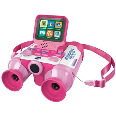 VTech Natur och äventyr Multimedia-kikare, kikare för barn med kamera, foton och videor, mörkerseende, pedagogiska spel, ergonomisk design, ESP-version VTech Natur och äventyr Multimedia-kikare, kikare för barn med kamera, foton och videor, mörkerseende, pedagogiska spel, ergonomisk design, ESP-version