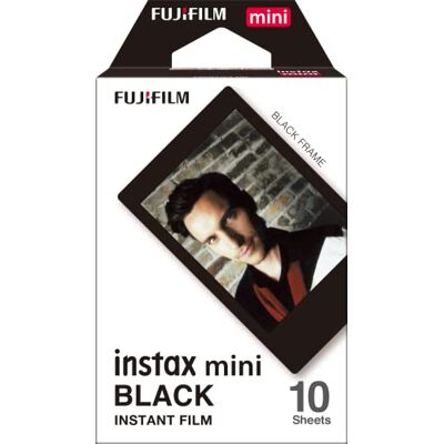 instax mini film, Svart Ram, 10 pack instax mini film, Svart Ram, 10 pack