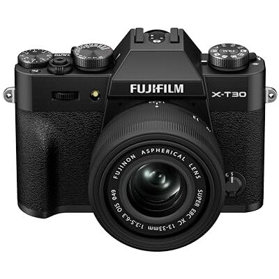 Fujifilm X-T30 III systemkamera + XC 13–33 mm F3.5–6.3 OIS objektiv, svart – 26,1MP CMOS, 6,2K Video, WiFi Fujifilm X-T30 III systemkamera + XC 13–33 mm F3.5–6.3 OIS objektiv, svart – 26,1MP CMOS, 6,2K Video, WiFi