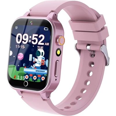 YEDASAH Smartwatch pojke flicka 3–15 år, 39 spel, sportläge, 100+ inlärningskort, ljudböcker, skolläge, kamera, MP3, stegräknare, larm, ficklampa, pedagogisk present för pojkar och flickor YEDASAH Smartwatch pojke flicka 3–15 år, 39 spel, sportläge, 100+ inlärningskort, ljudböcker, skolläge, kamera, MP3, stegräknare, larm, ficklampa, pedagogisk present för pojkar och flickor